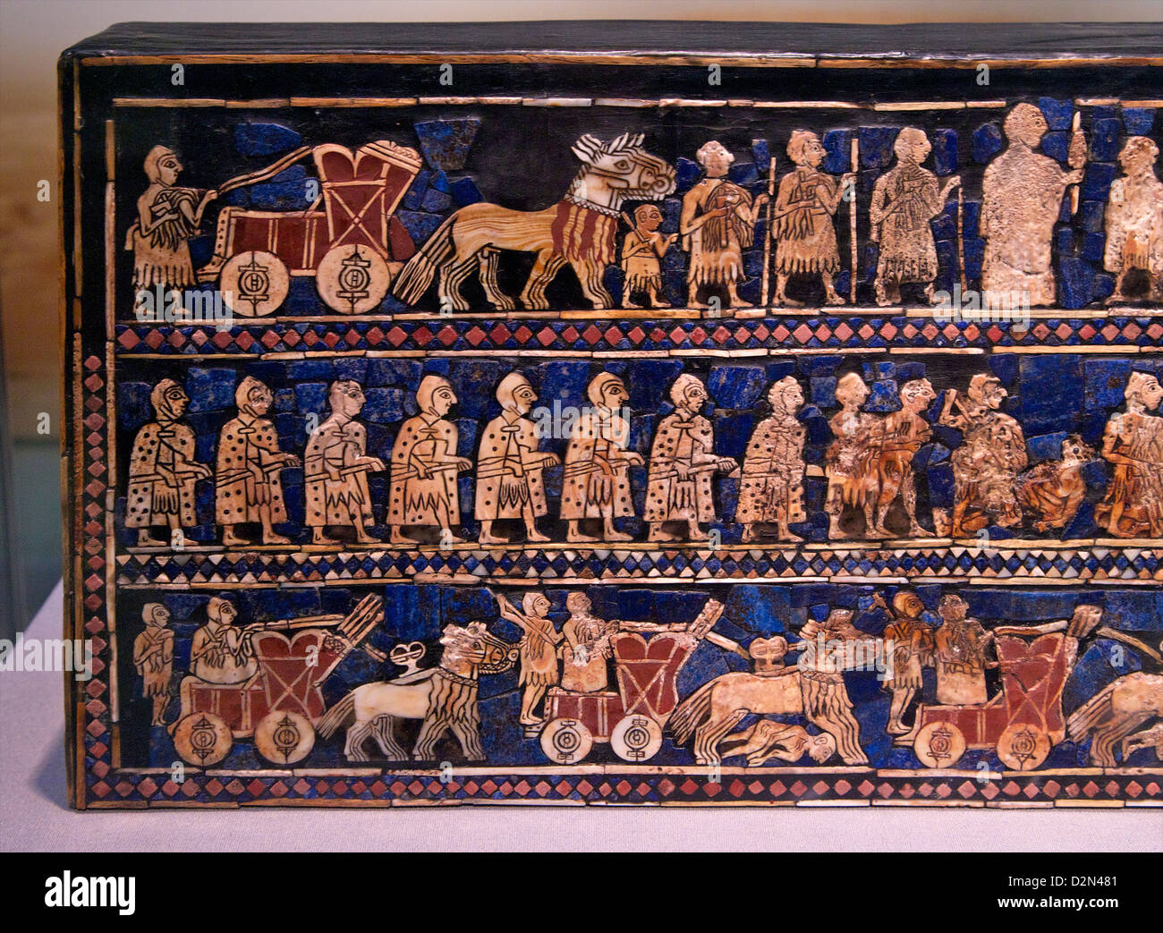 Pannello di guerra, standard di Ur, circa 2500 BC, BCE, British Museum di  Londra, Inghilterra, Regno Unito, GB, Isole britanniche Foto stock - Alamy
