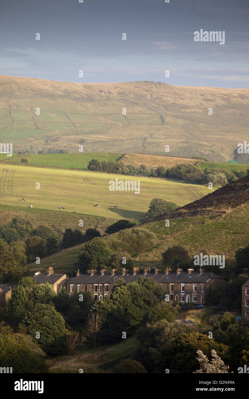 Saddleworth è una parrocchia civile del Metropolitan Borough di Oldham in Greater Manchester, Inghilterra. Foto Stock