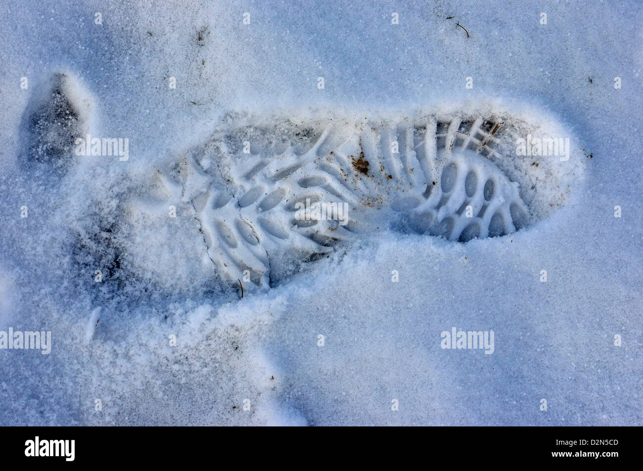 Ingombro con la neve Foto Stock