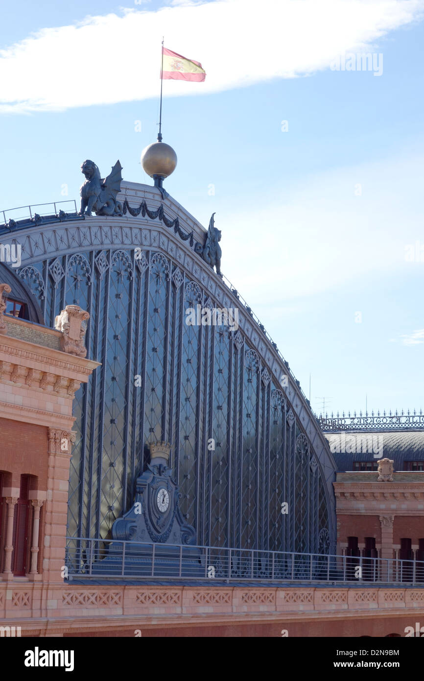 Spagna Madrid Atocha Renfe stazione ferroviaria Foto Stock