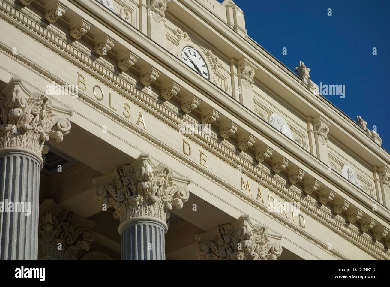 Madrid Spagna bolsa stock market palace Foto Stock