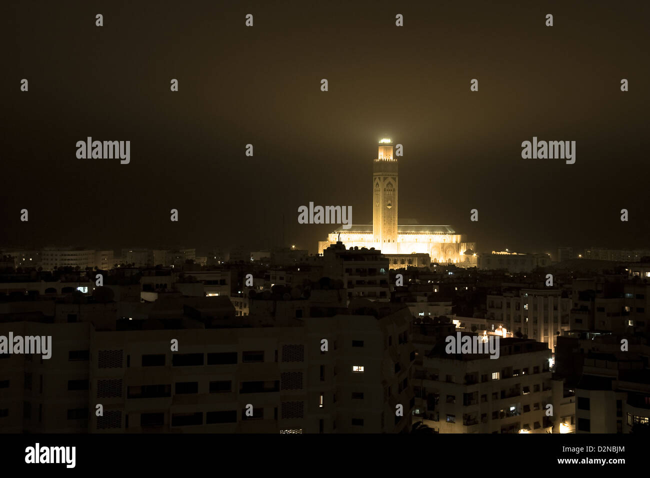 città di Casablanca Foto Stock