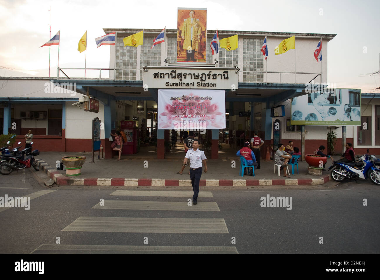 Surat Thani stazione ferroviaria , della Thailandia Foto Stock