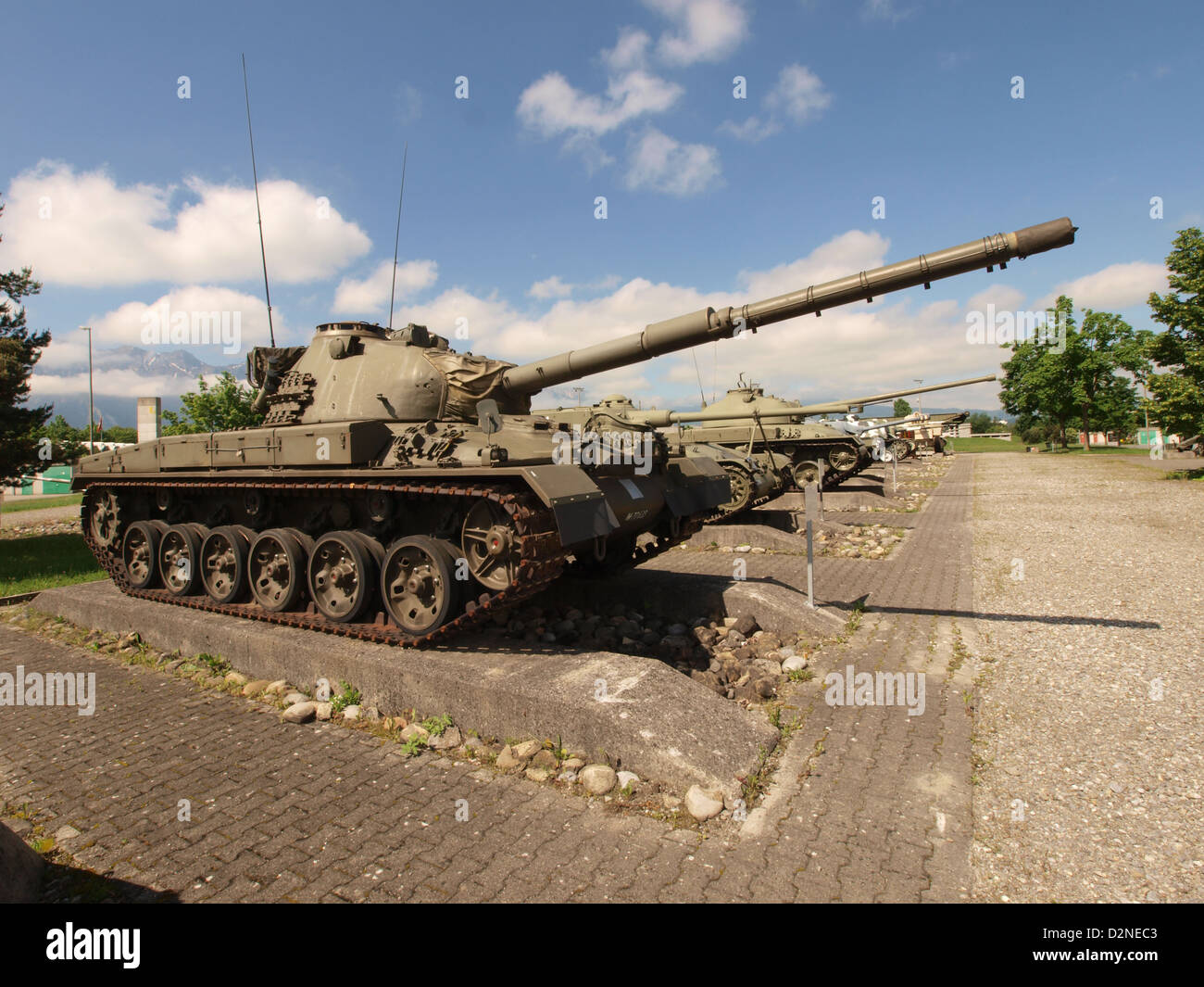 Carro armato Panzer 61 Foto Stock