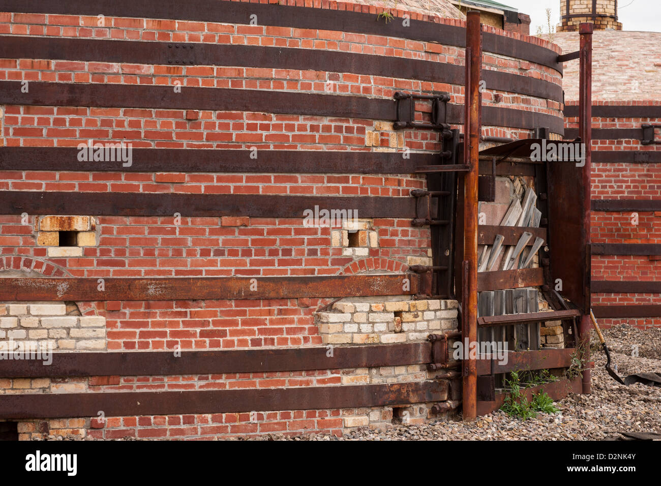 Medalta museo della ceramica Forni Medicine Hat, Alberta Foto Stock