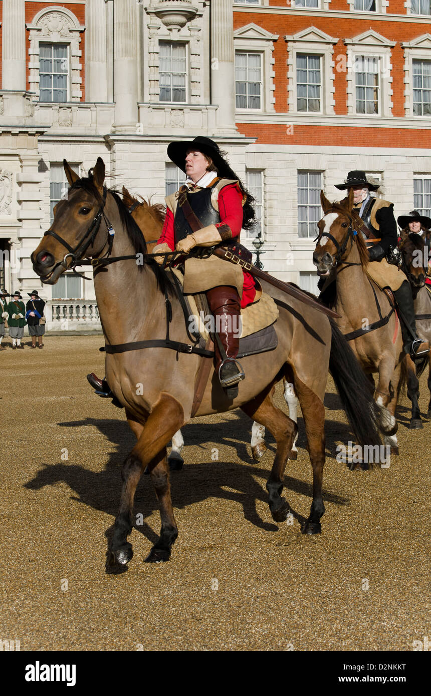 Guerra Civile Inglese Società Parade London REGNO UNITO Foto Stock