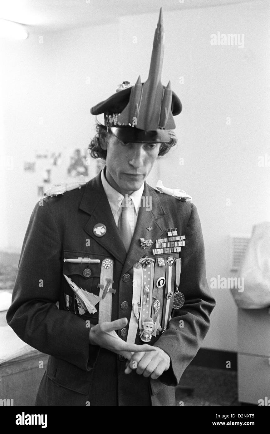 Generale Waste More Land WasteMoreLand Ritratto aka Tom Dunphy. Una parodia del generale William Westmoreland. 1970s 1970 HOMER SYKES Foto Stock