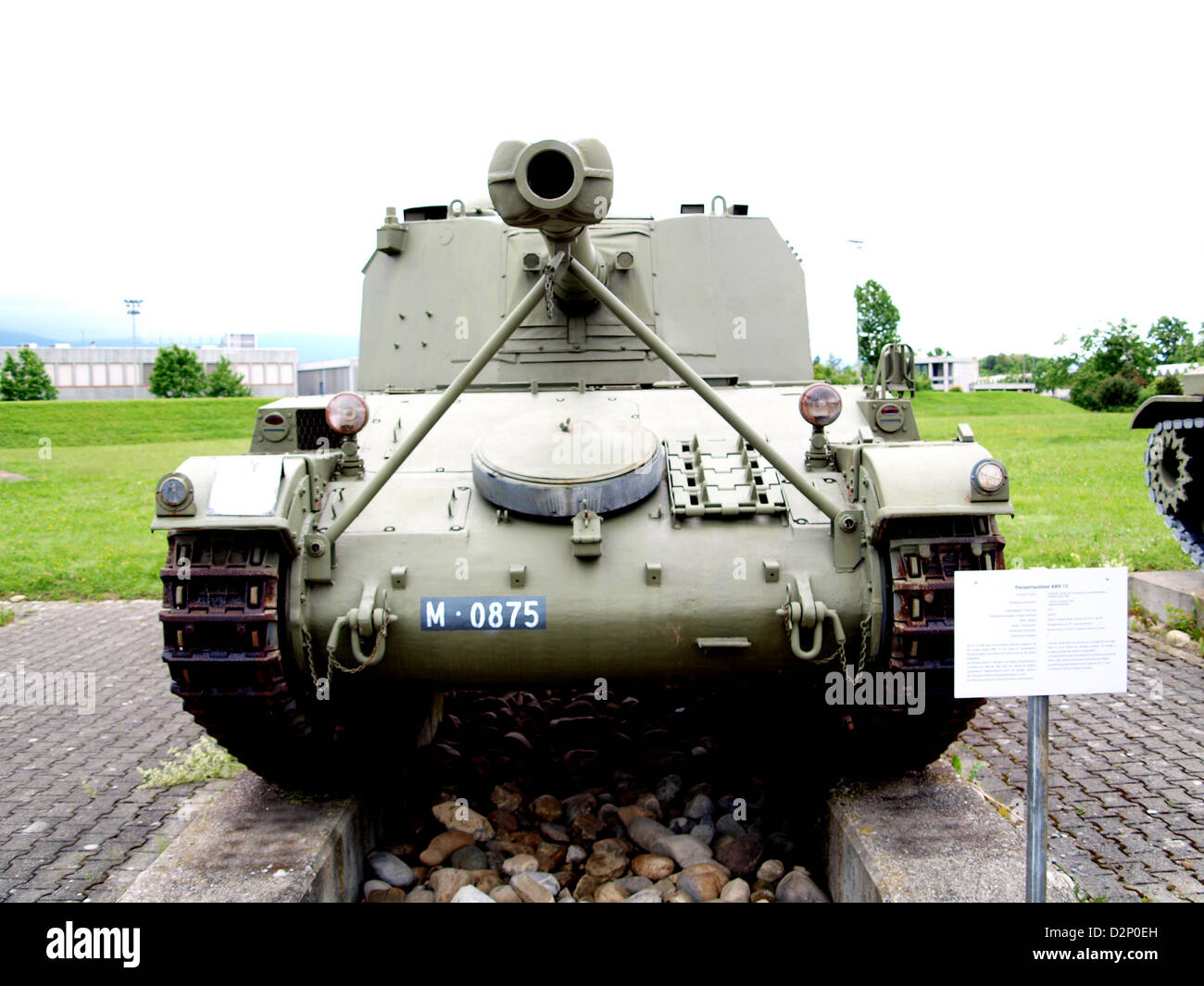 AMX 105mm Mk 62 Obice semovente Foto Stock