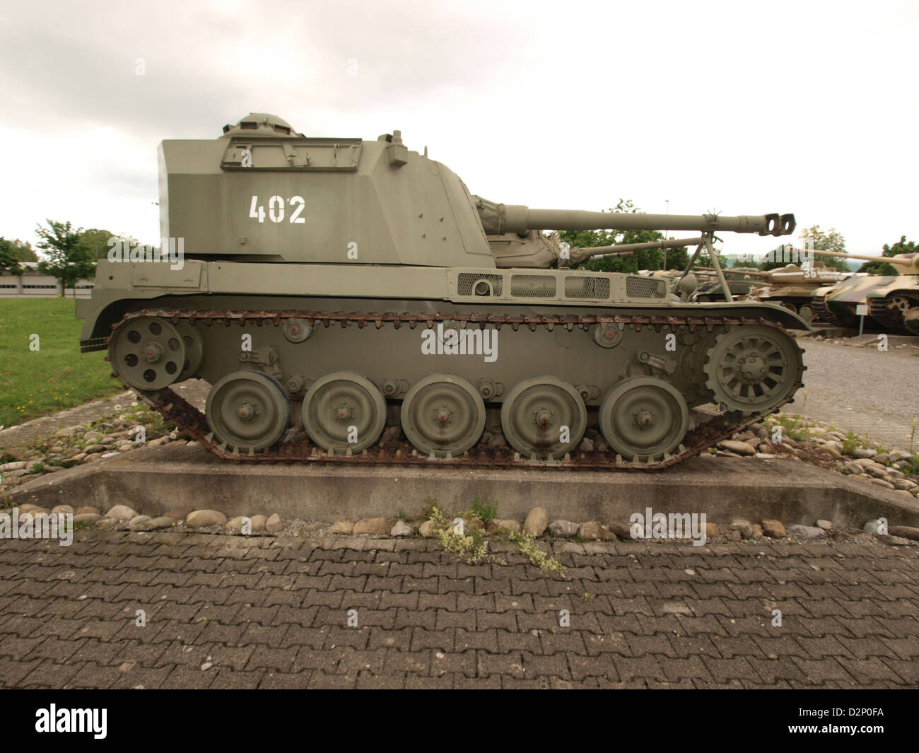 AMX 105mm Mk 62 Obice semovente Foto Stock