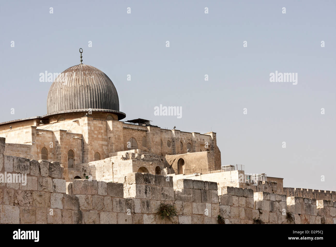 Moschea al-Aqsa Foto Stock