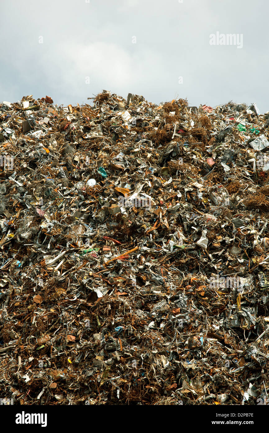 Amburgo, Germania, è landetes rottami di metallo nel porto di Amburgo Foto Stock