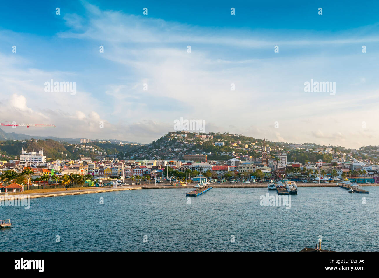 Martinica Fort de France dei Caraibi Foto Stock