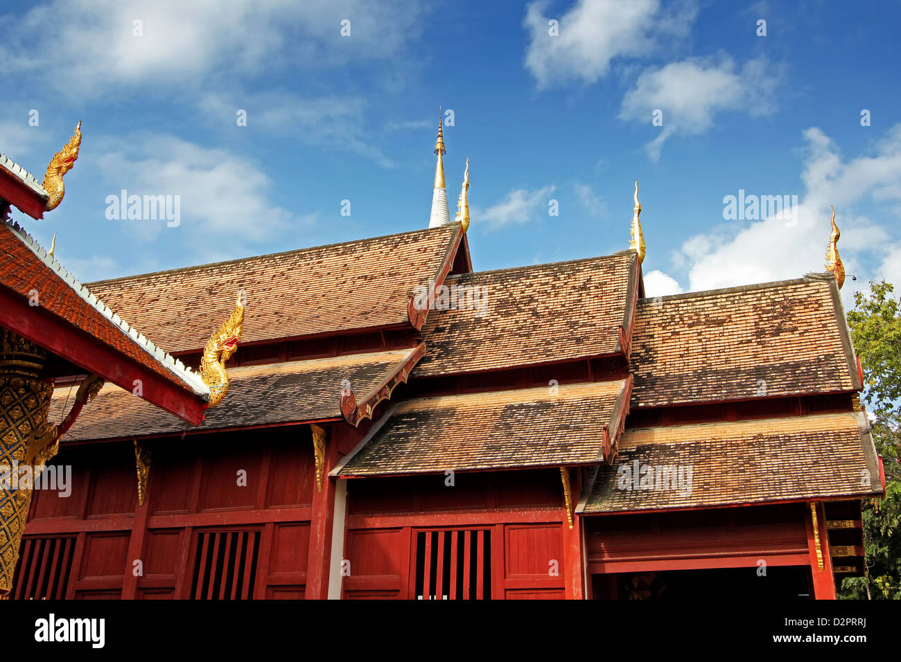 Wat Phra Singh / Chiang Mai / Tailandia Foto Stock