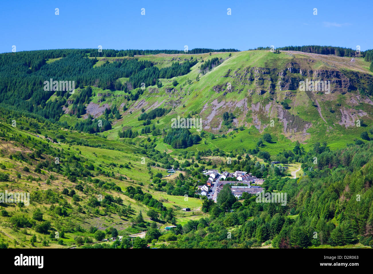 Blaencwm, Blaen Rhondda, Rhondda Valley, Glamorgan, Wales, Regno Unito, Europa Foto Stock