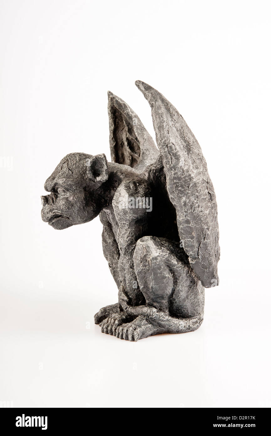 Gargoyle alato statua Foto Stock