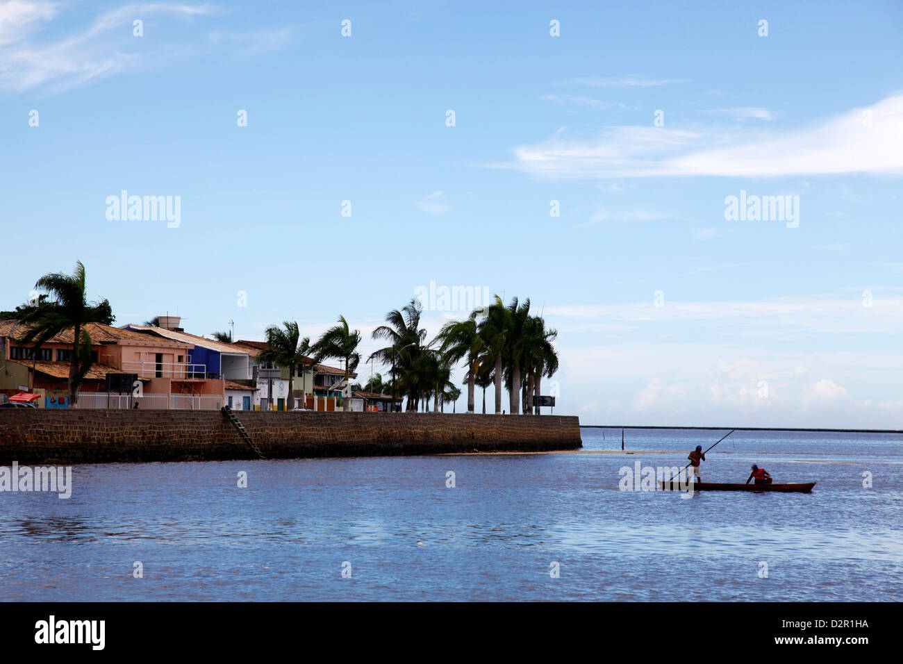 I pescatori, Porto Seguro, Bahia, Brasile, Sud America Foto Stock