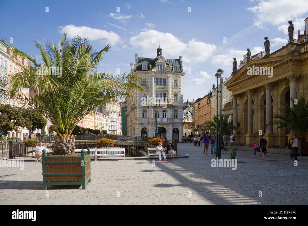 Luogo di Karlovy Vary Foto Stock