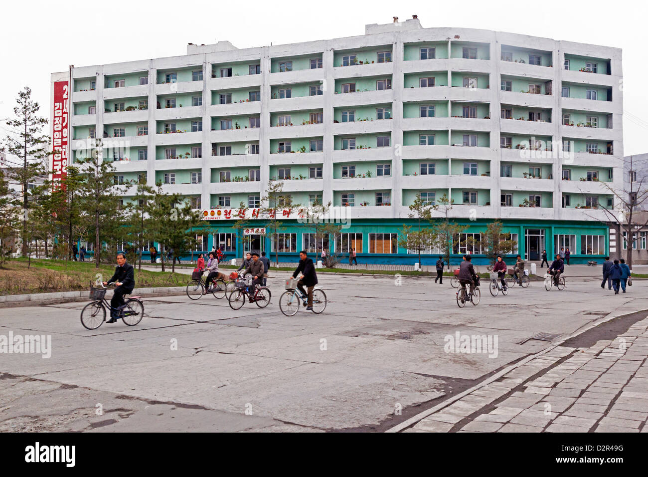 Wonsan Città Mare Orientale di Corea, Repubblica Popolare Democratica di Corea (DPRK), la Corea del Nord, Asia Foto Stock