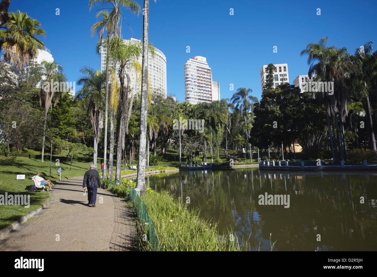 Parque Municipal, Belo Horizonte, Minas Gerais, Brasile, Sud America Foto Stock