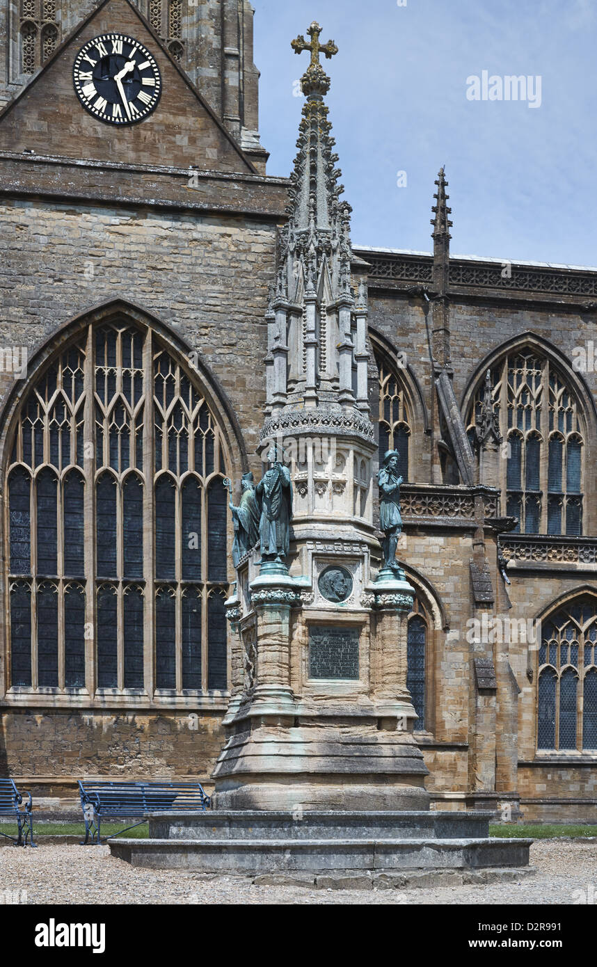 Sherborne Abbey Digby Memorial Foto Stock