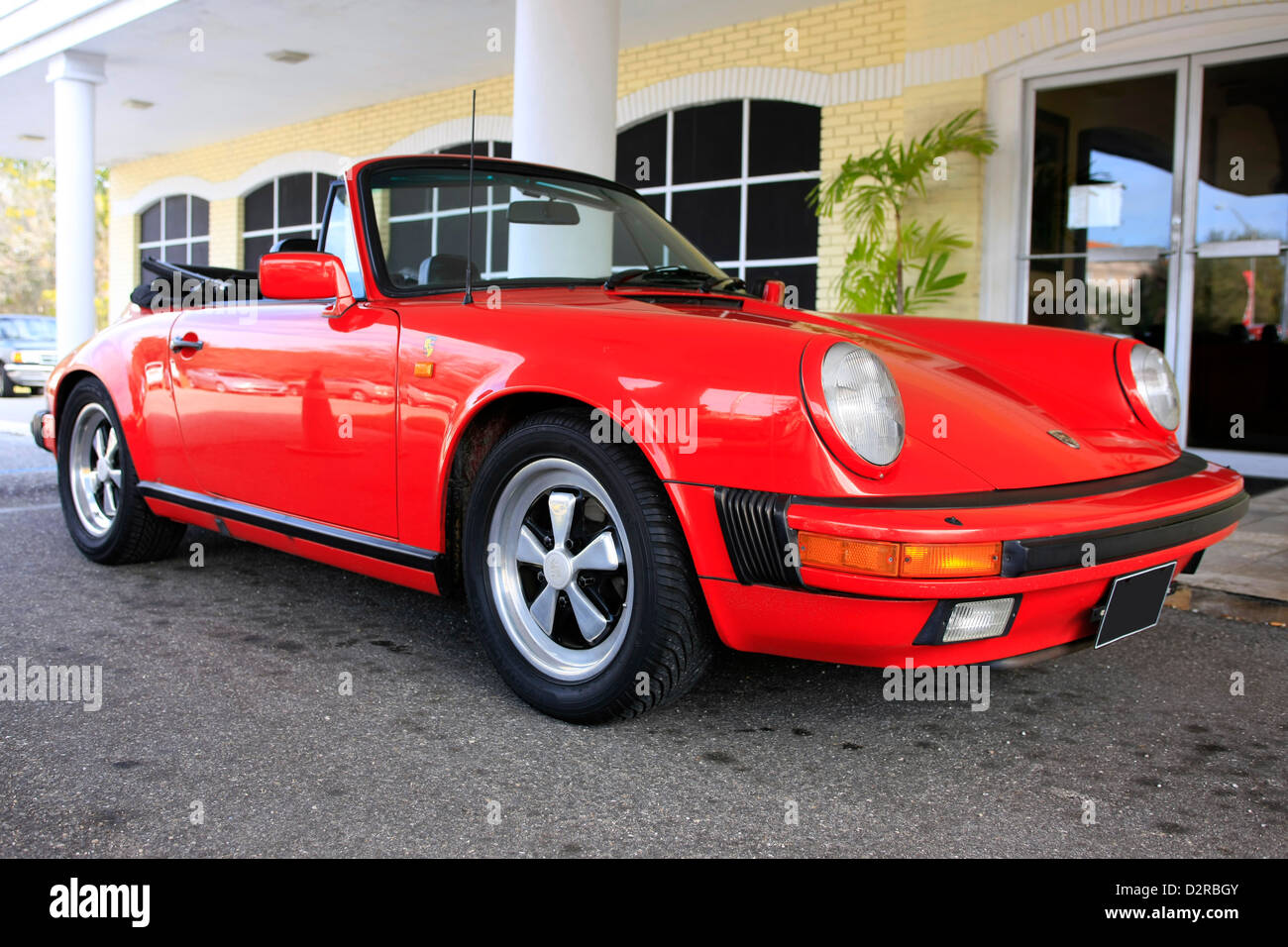 Le protezioni Red Porsche 911 Carerra a Sarasota orgoglio e gioia car show in Florida Foto Stock