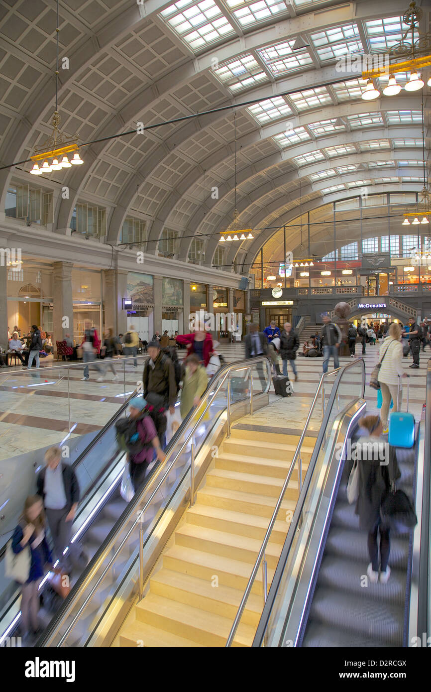 Stazione centrale interno, Norrmalm, Stoccolma, Svezia, Europa Foto Stock