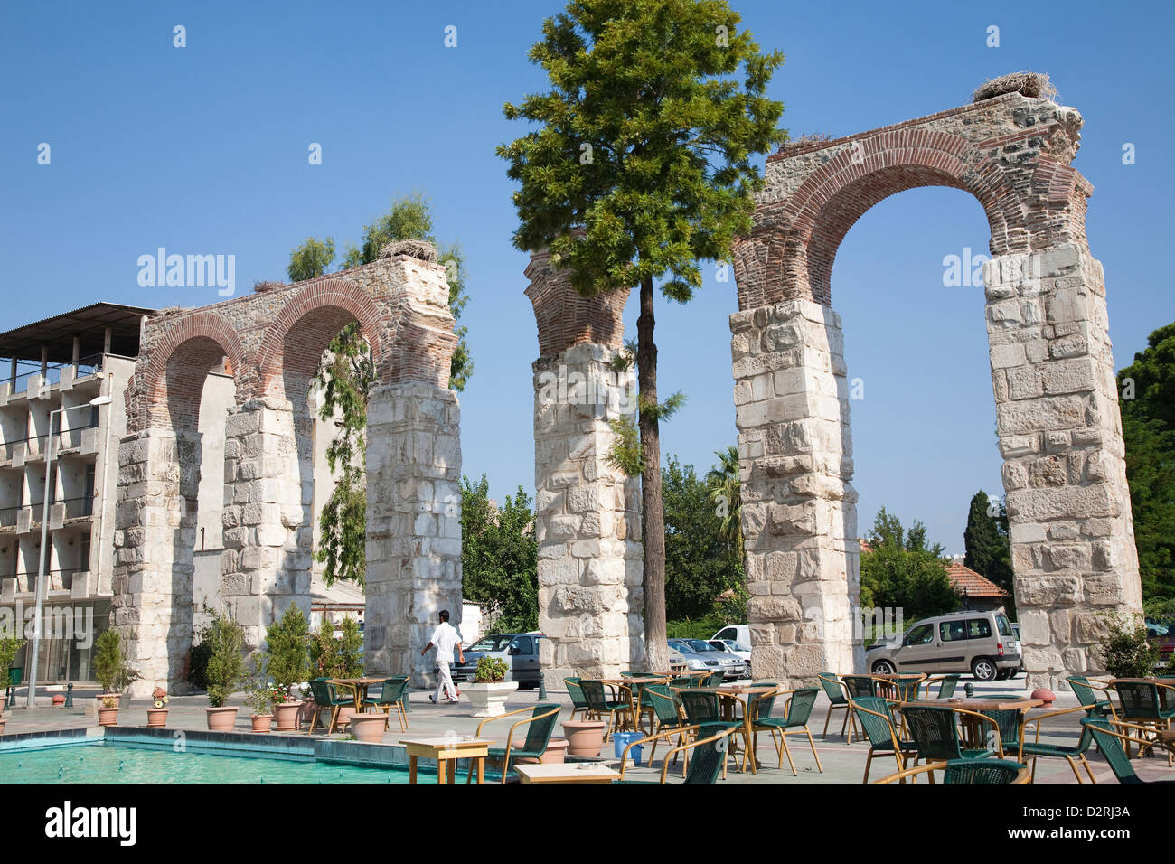 Asia, la Turchia, Anatolia, Selcuk, acquedotto romano Foto Stock