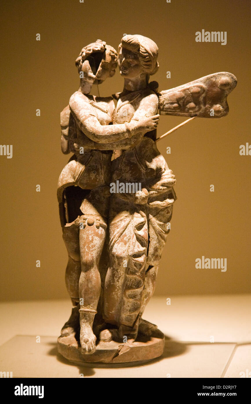Asia, Turchia, Anatolia, Selcuk, museo di Efeso, statua di Amore e Psiche Foto Stock