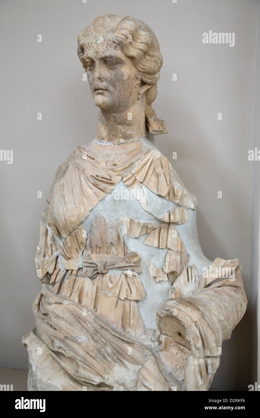 Asia, Turchia, Anatolia, Selcuk, museo di Efeso, statua dell'imperatrice Livia Foto Stock
