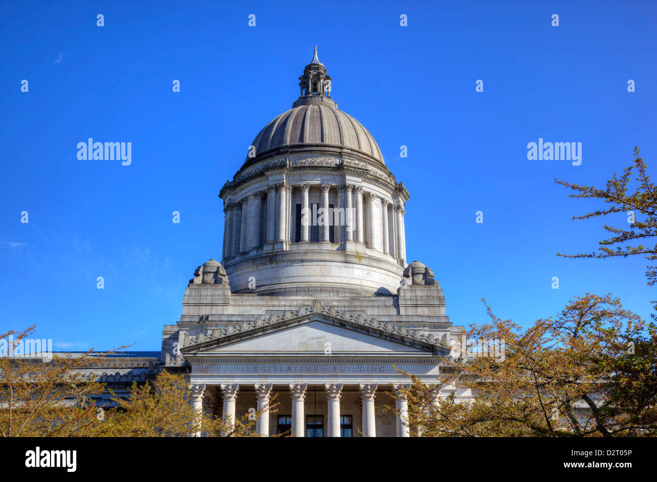 WA, Olympia, Washington State Capitol, edificio legislativo Foto Stock