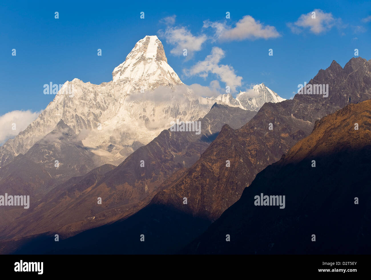 Ama Dablam, 6856 metri, Khumbu (Everest) Regione, Nepal, Himalaya, Asia Foto Stock