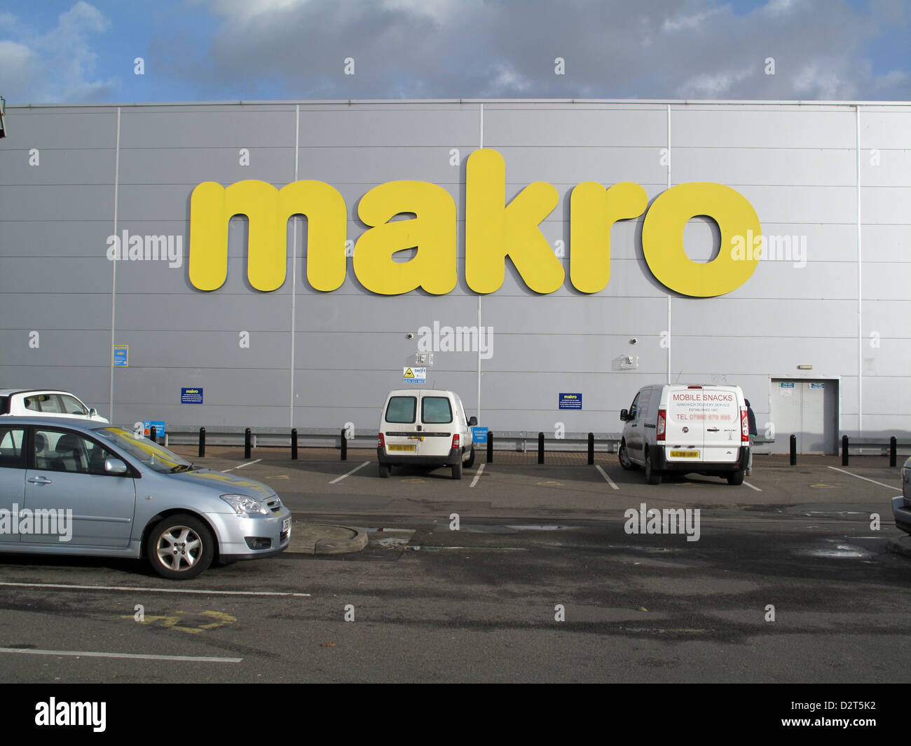 Cash and Carry store Makro a Croydon Surrey Foto Stock