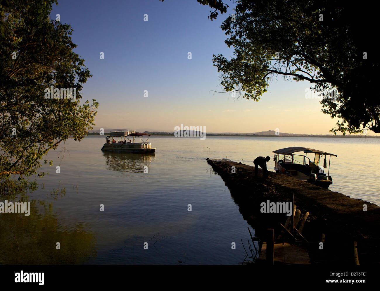 Lago Tana, Bahir Dar, Etiopia, Africa Foto Stock