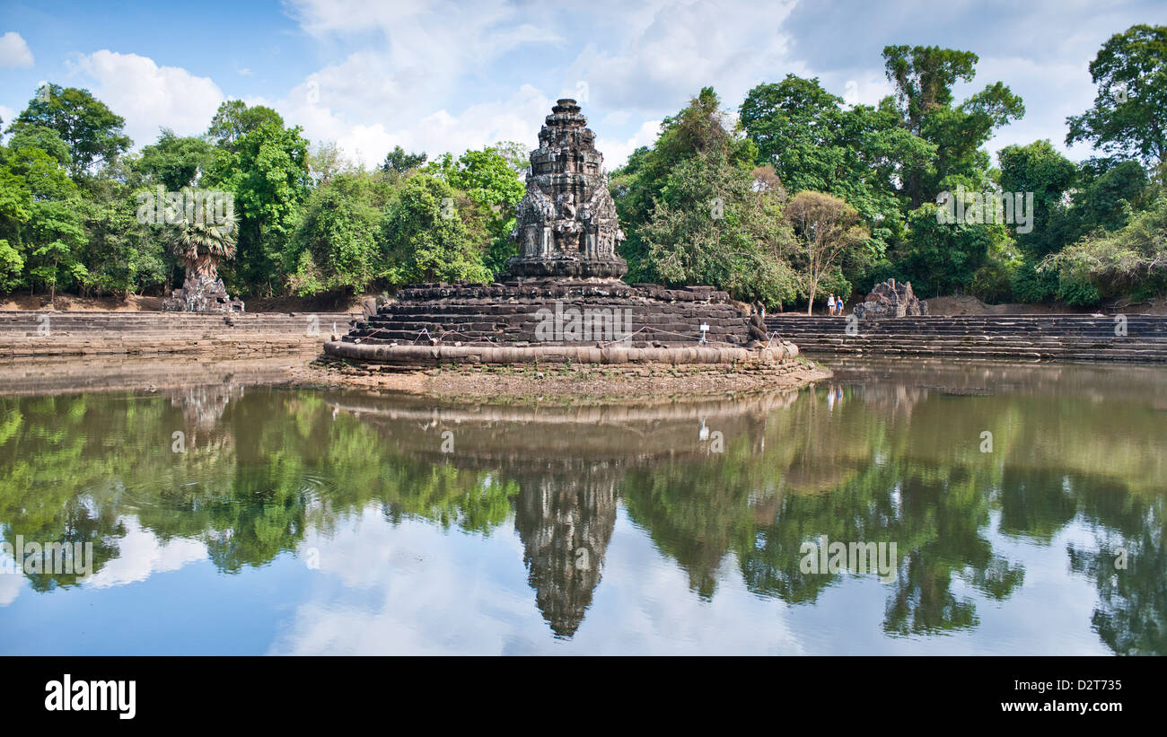 Angkor, Sito Patrimonio Mondiale dell'UNESCO, Siem Reap, Cambogia, Indocina, Asia sud-orientale, Asia Foto Stock