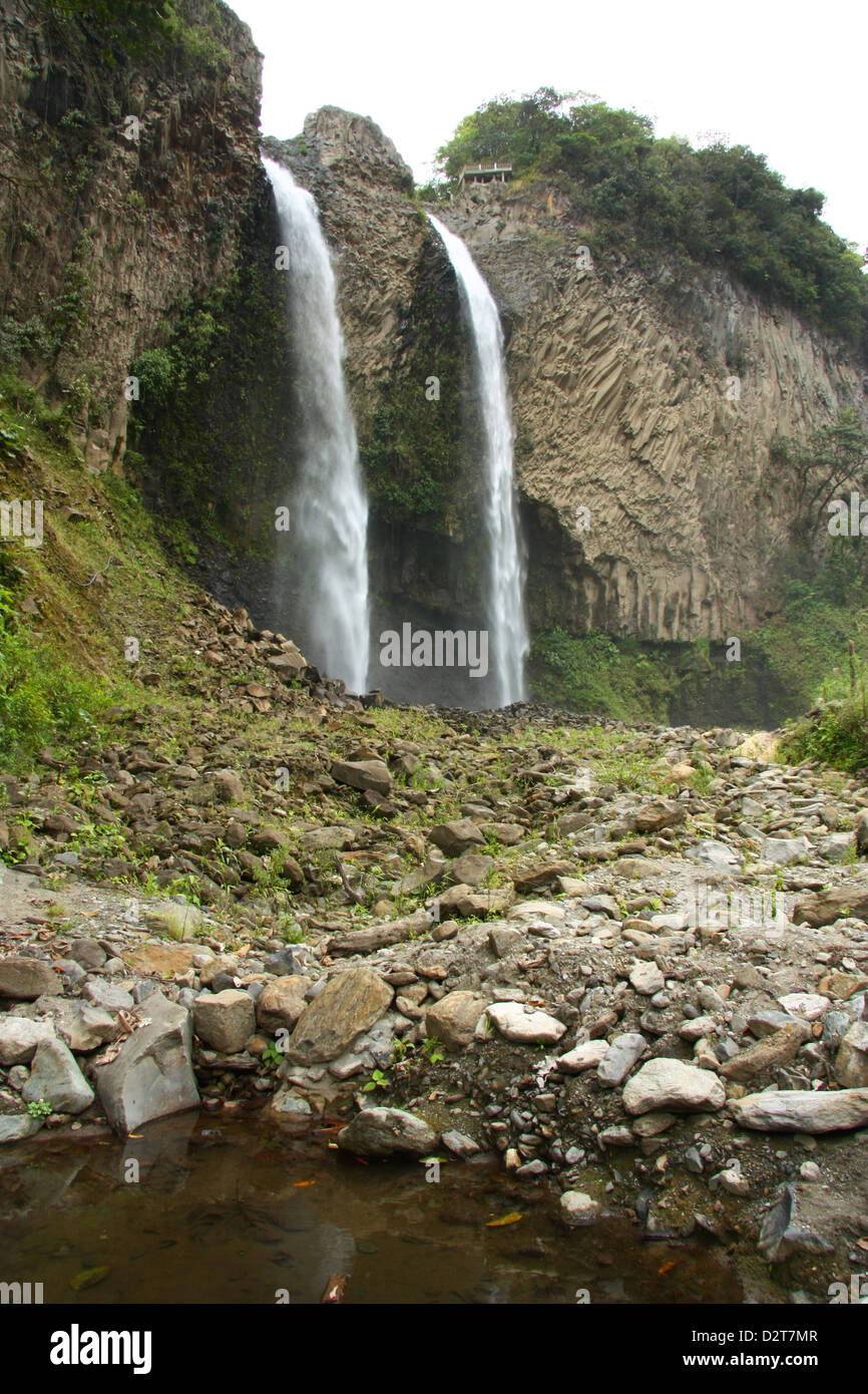 Grandi cascate in Ecuador Foto Stock