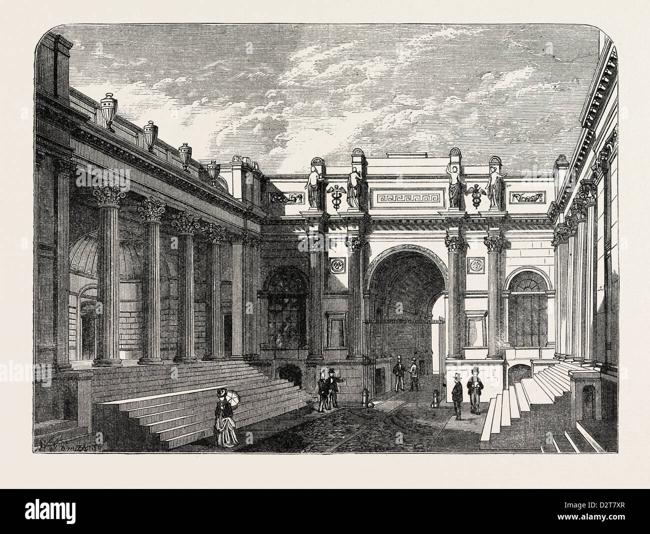 Corte della banca di Inghilterra Londra Foto Stock