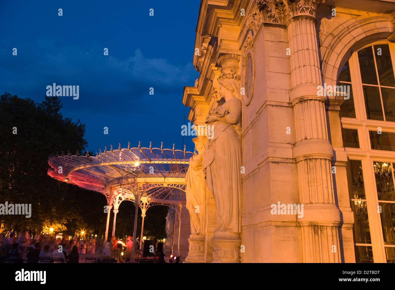 OPERA HOUSE EDIFICIO GRAND CASINO PARC DE SOURCES VICHY AUVERGNE FRANCIA Foto Stock