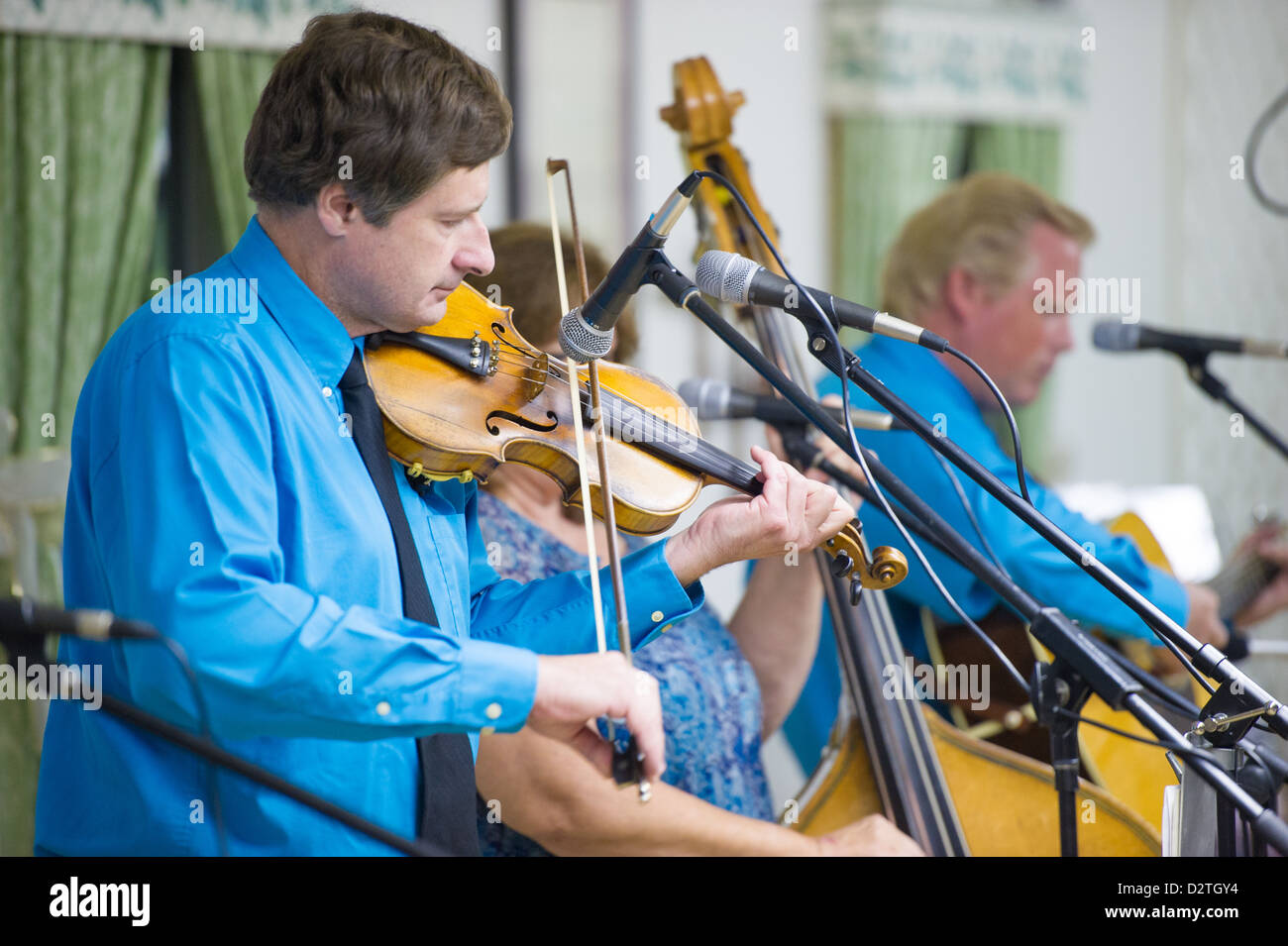 Bluegrass gruppo musicale Foto Stock