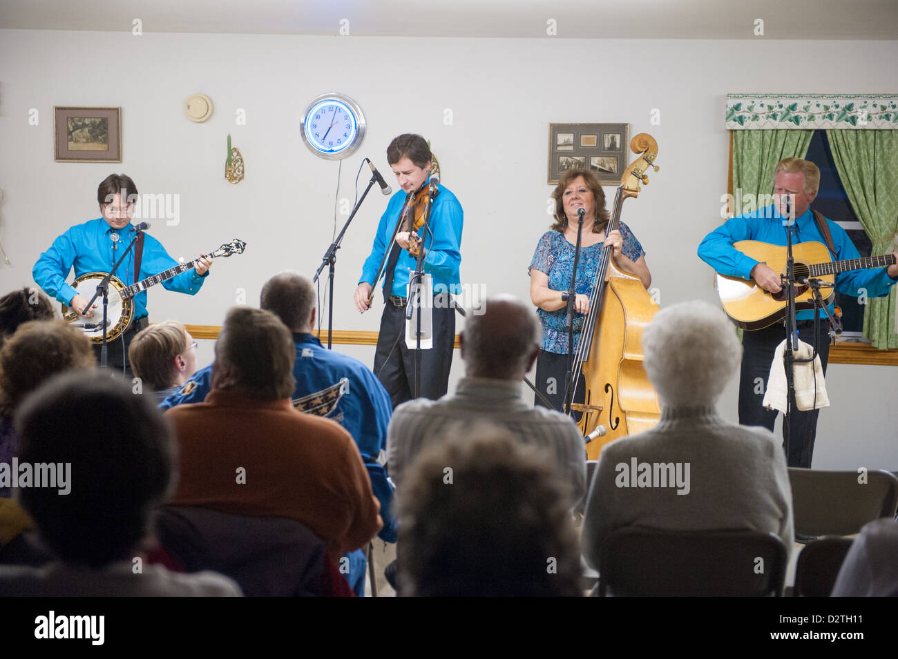 Bluegrass gruppo musicale Foto Stock