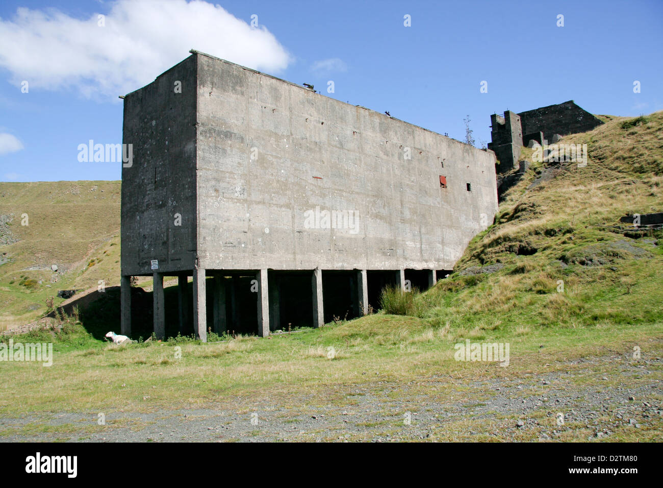 Ex cava lavorazioni Titterstone Clee Hill Shropshire England Regno Unito Foto Stock