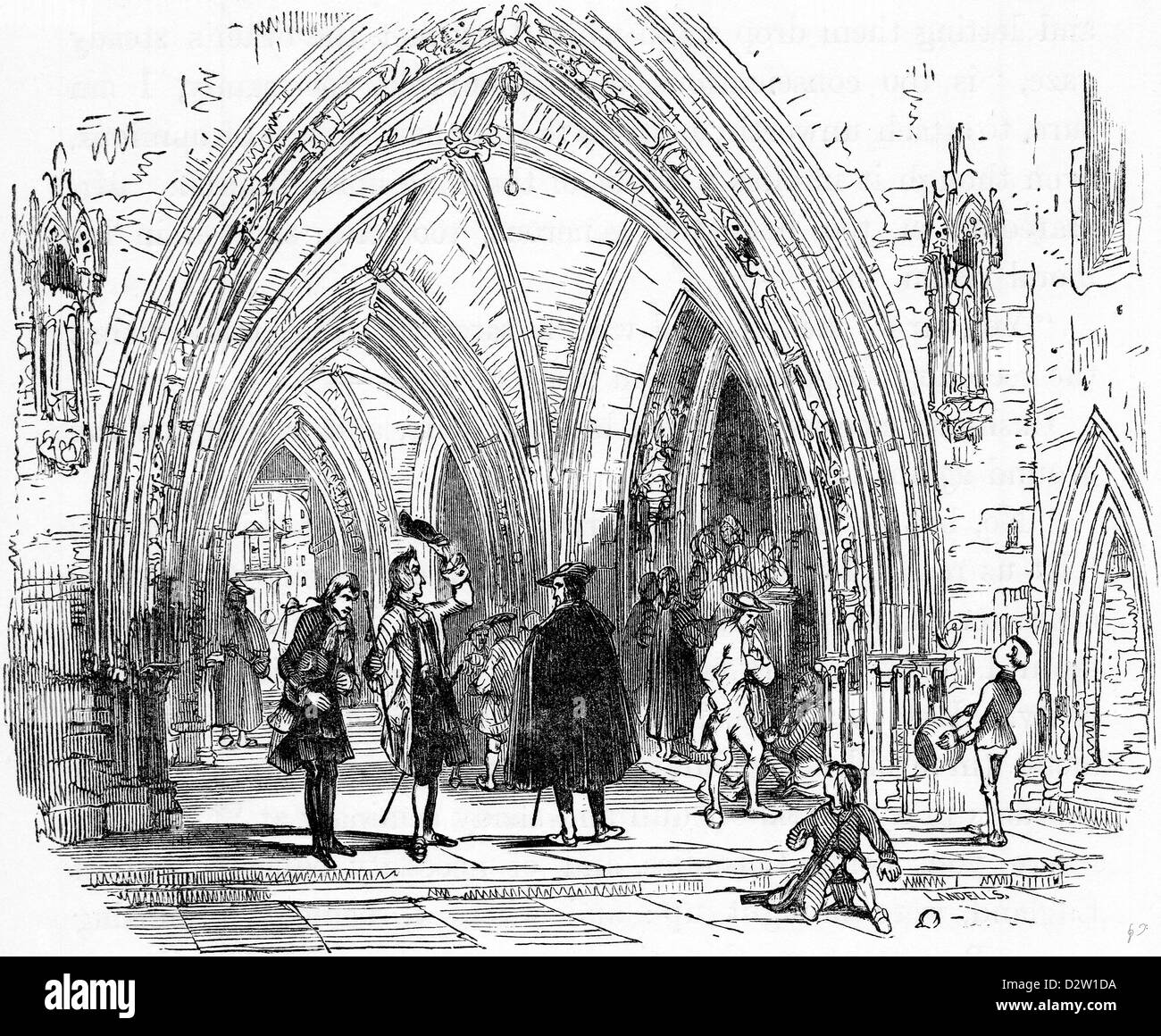 Charles Dickens Barnaby Rudge 1841 illustrazione del XIX secolo Foto Stock