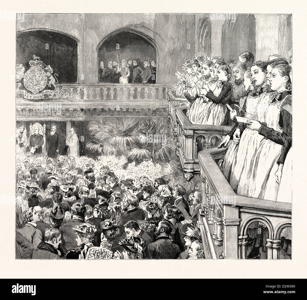 Il principe e la principessa di Galles IN APERTURA DEL CENTENARIO HALL DELLA ROYAL MASONIC ISTITUZIONE PER RAGAZZE BATTERSEA Foto Stock