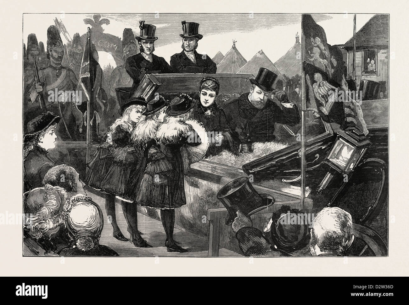 La visita del Principe e della principessa di Galles a sud di Durham Foto Stock