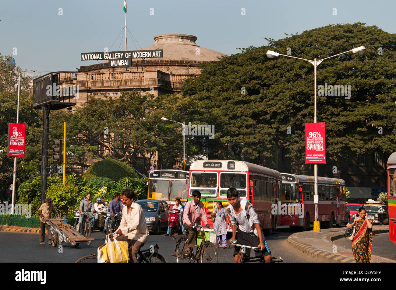 Mumbai, Bombay, capitale dello stato indiano, Maharashtra, India Foto Stock