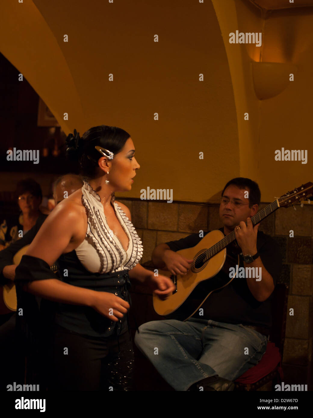 Cantante di Fado, Lisbona Foto Stock