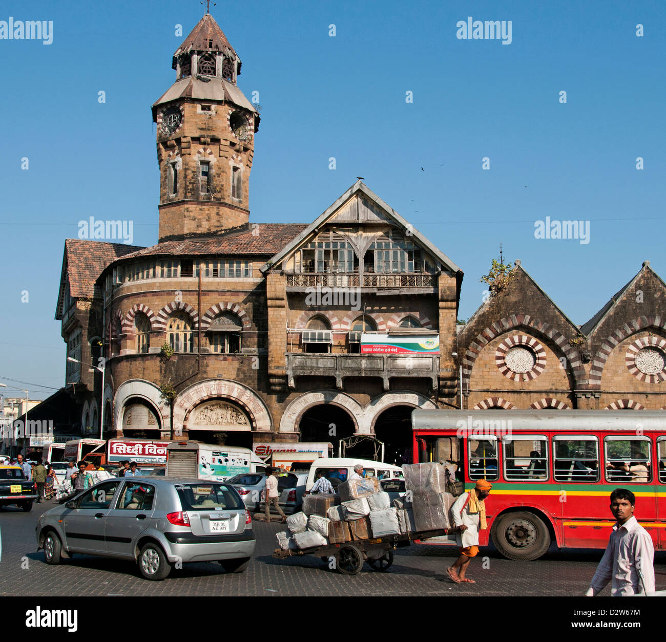 Mumbai ( Bombay ) India mercato Crawford Foto Stock