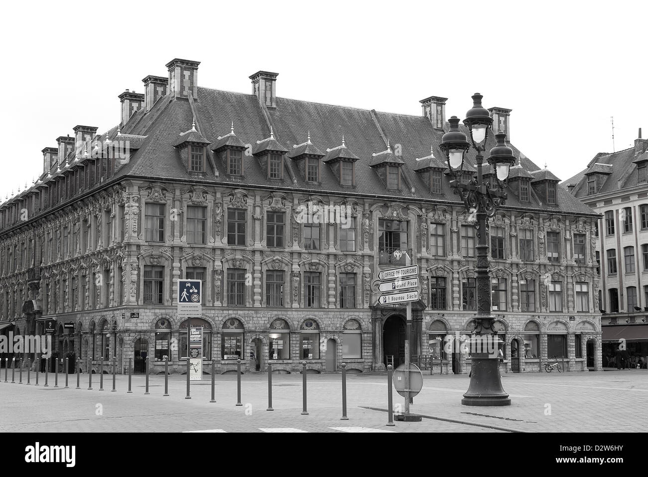 La Vieille Bourse, Lille, Francia. Foto Stock