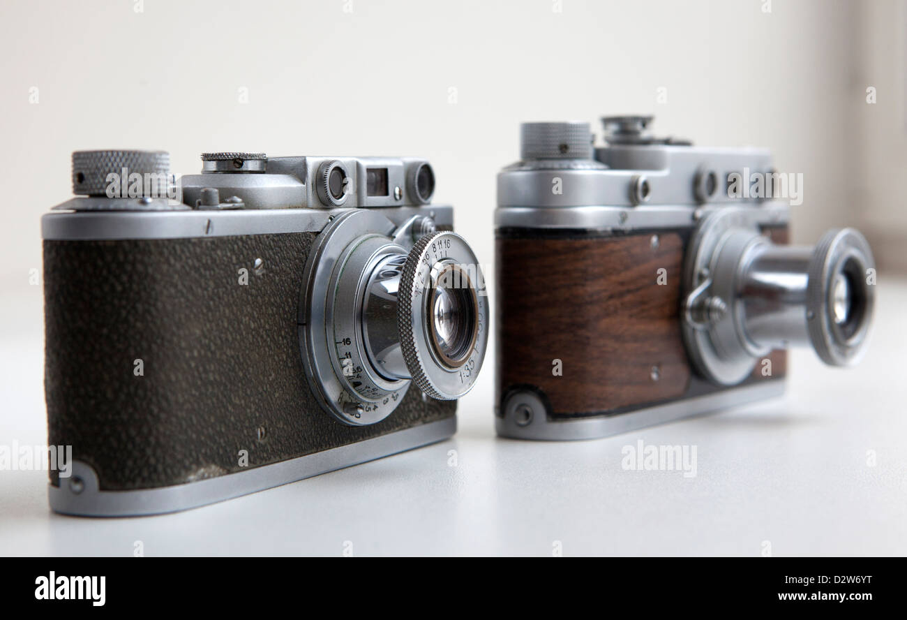 Vecchio retrò fotocamera antichi Foto Stock