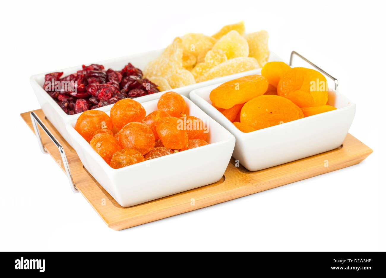 Assortimento varia frutta secca close up Foto Stock