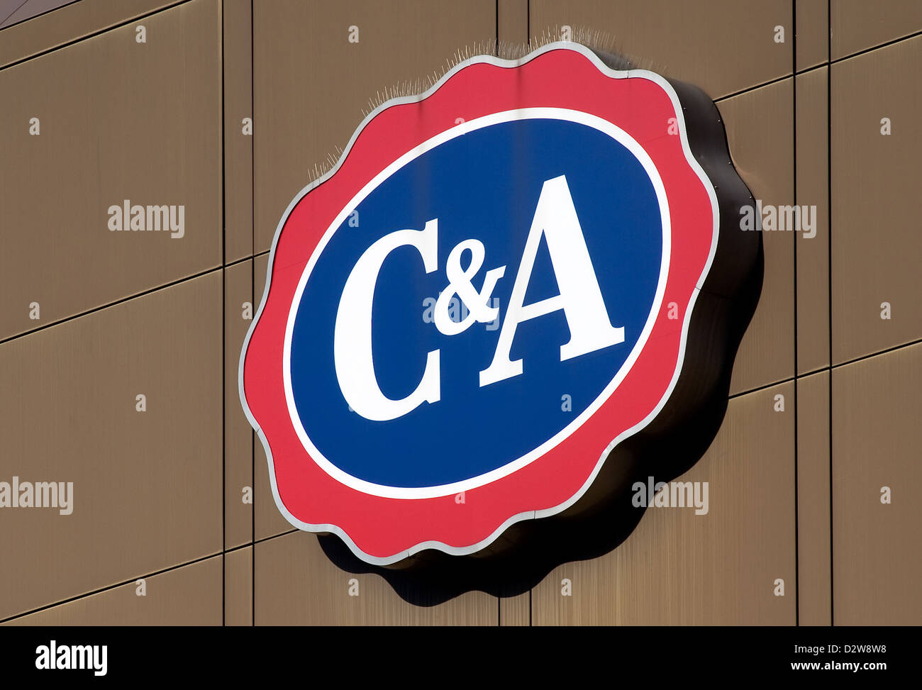 Berlino, Germania, il logo di C & A Foto Stock
